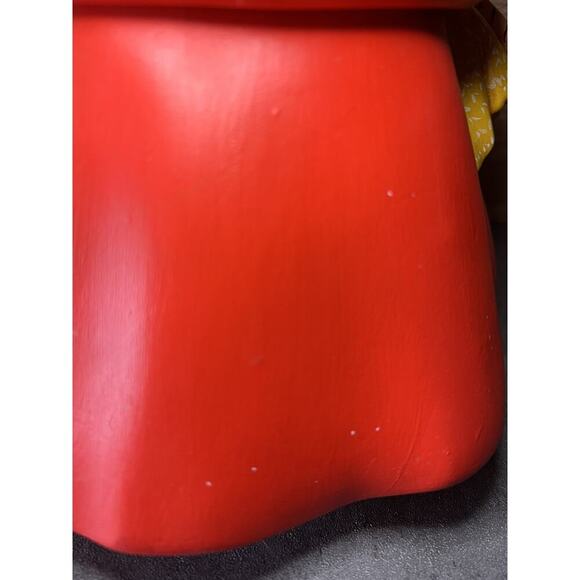 1970 Vtg Little Red Riding Hood Cookie Jar Hand Painted Ceramic Grannycore - Picture 11 of 16